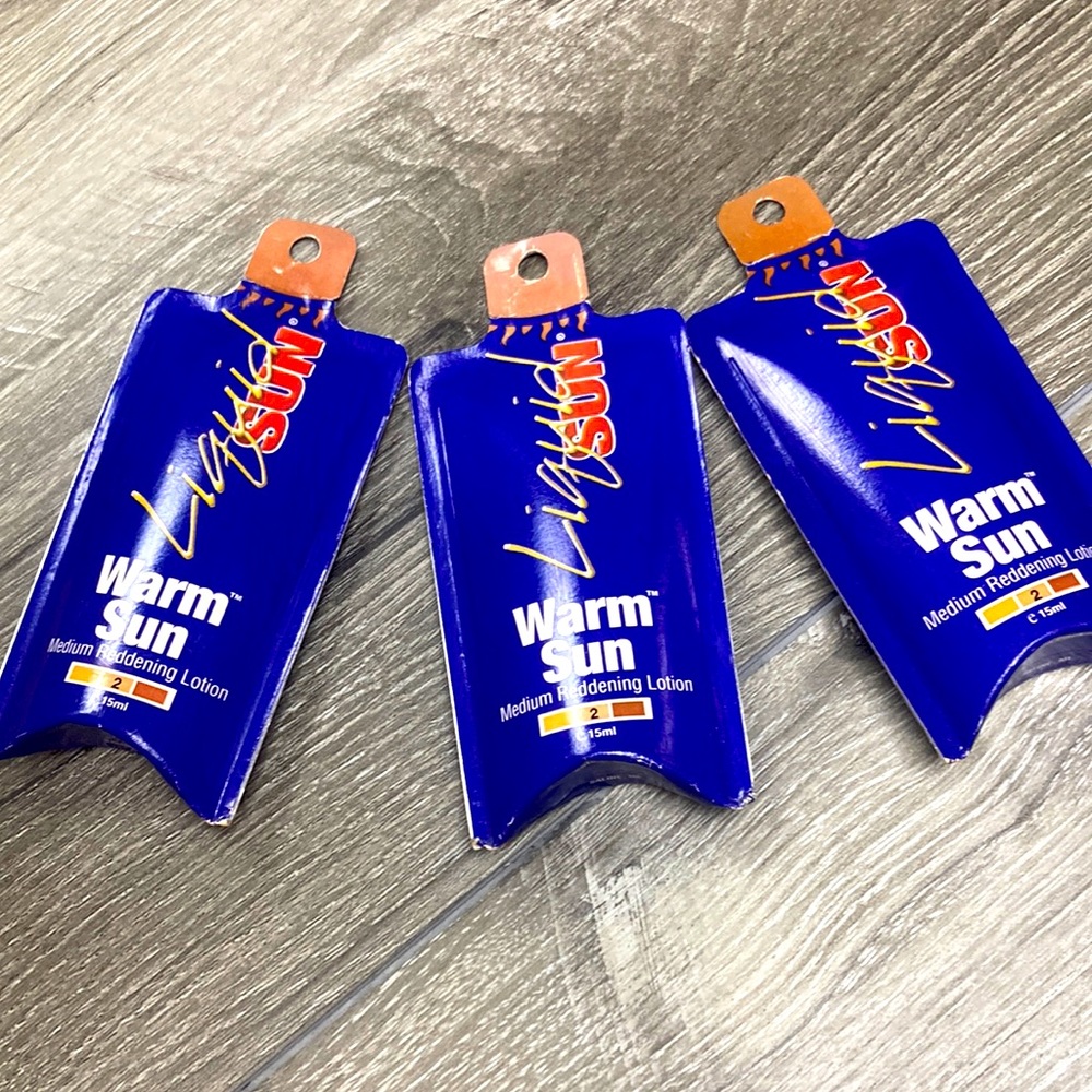 Warm Sun Tanning Lotion Set of 3